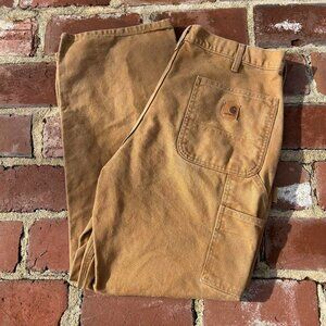 Vintage Carhartt B11 BRN Duck Carpenter Pants - 36x30